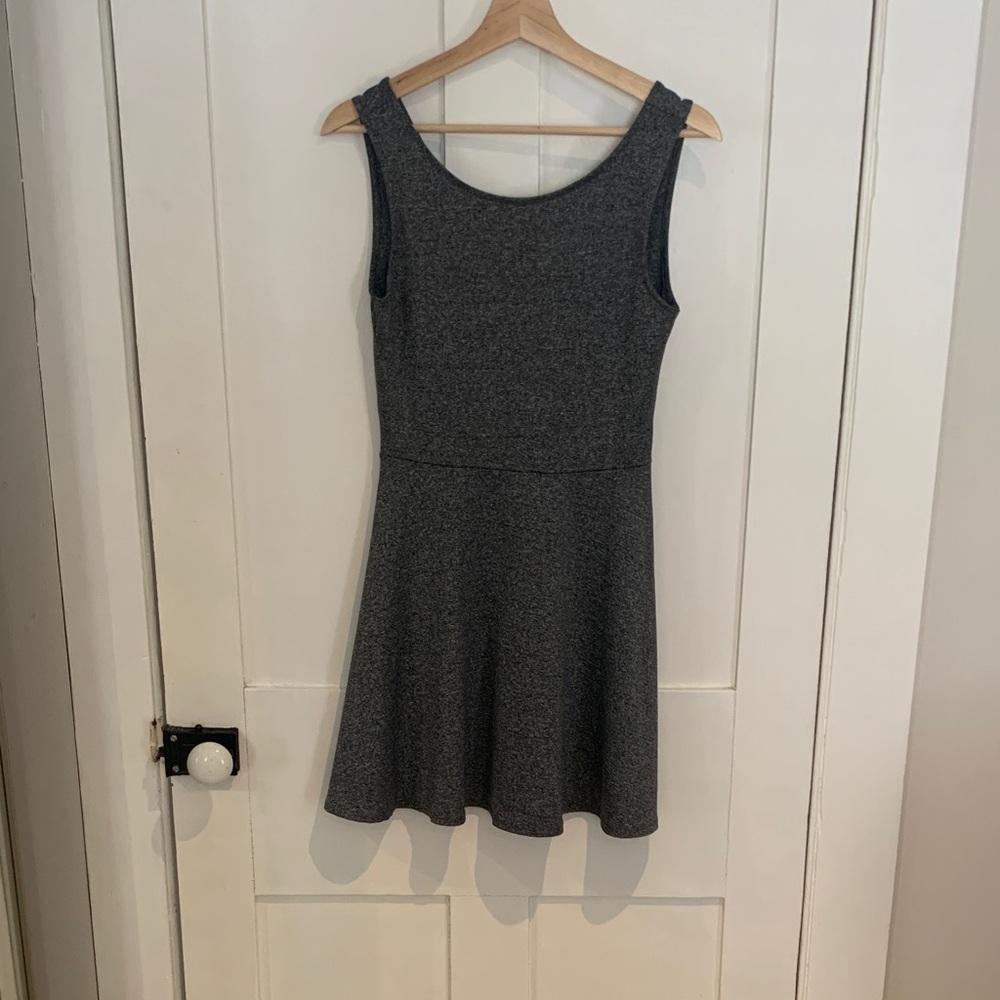 H&M Charcoal Sleeveless Mini Dress